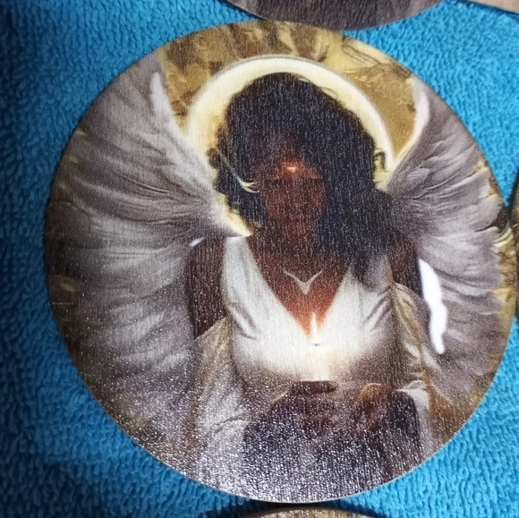 Angel Art Coaster Set Of 6 - Picture 4 of 4